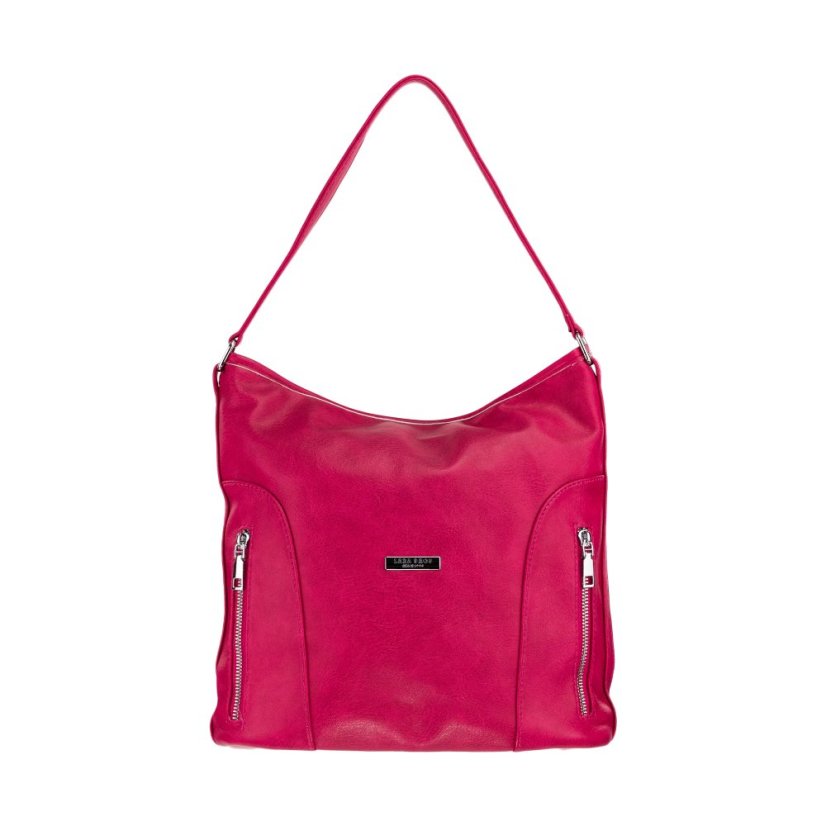 EMILY dámska koženková kabelka - Farba: tmavo béžová