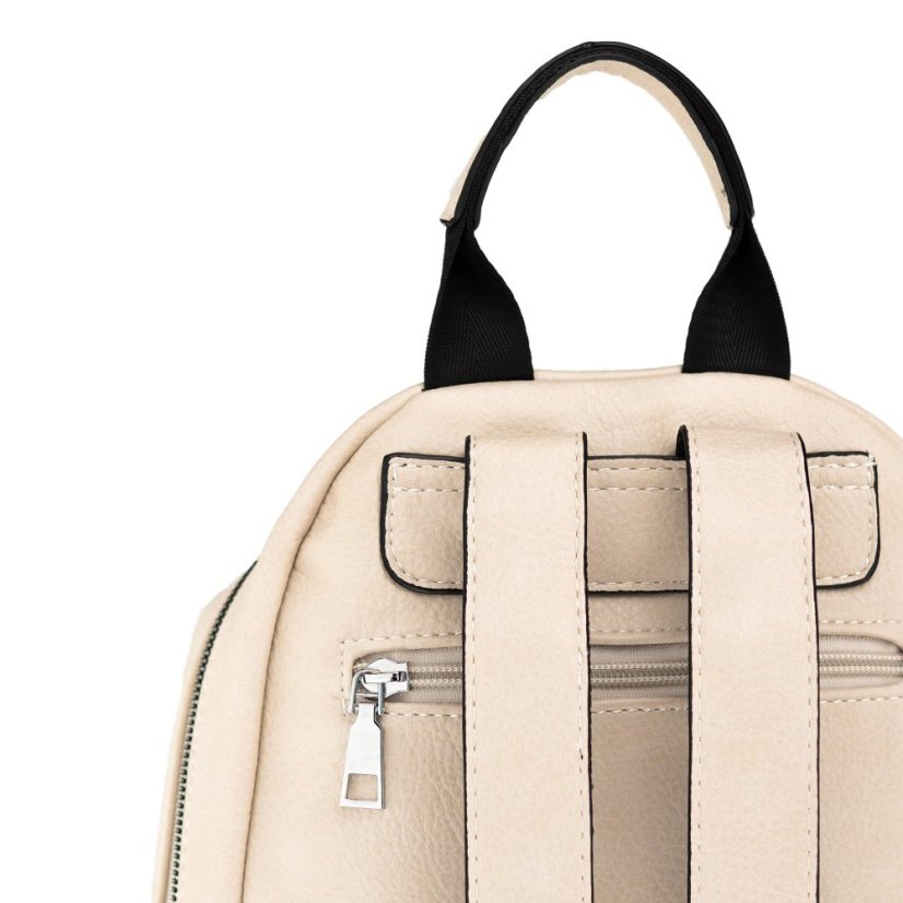 RIA béžový dámsky koženkový batoh