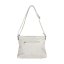 TAYLOR sivá/biela dámska crossbody koženková kabelka