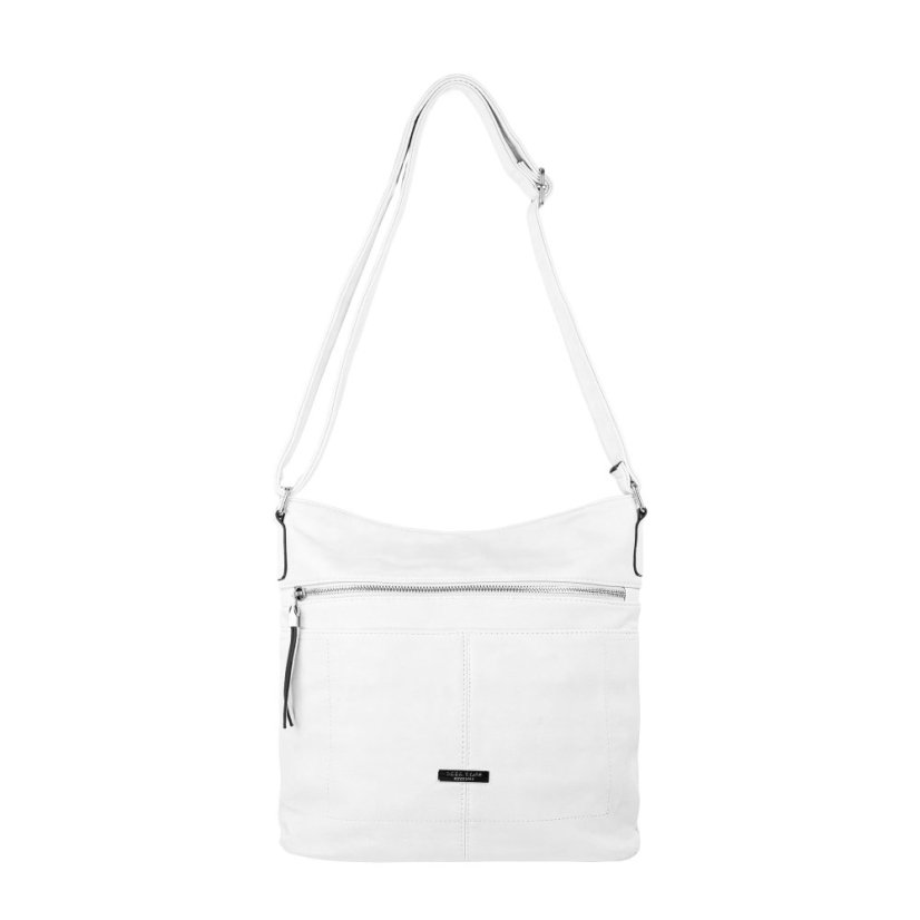 KIARA dámska crossbody koženková kabelka - Farba: Sivá