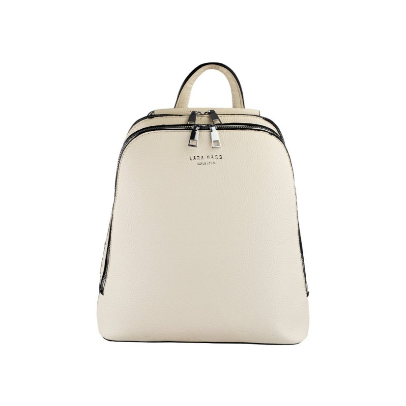 MARION dvoj-zipsový dámsky koženkový batoh