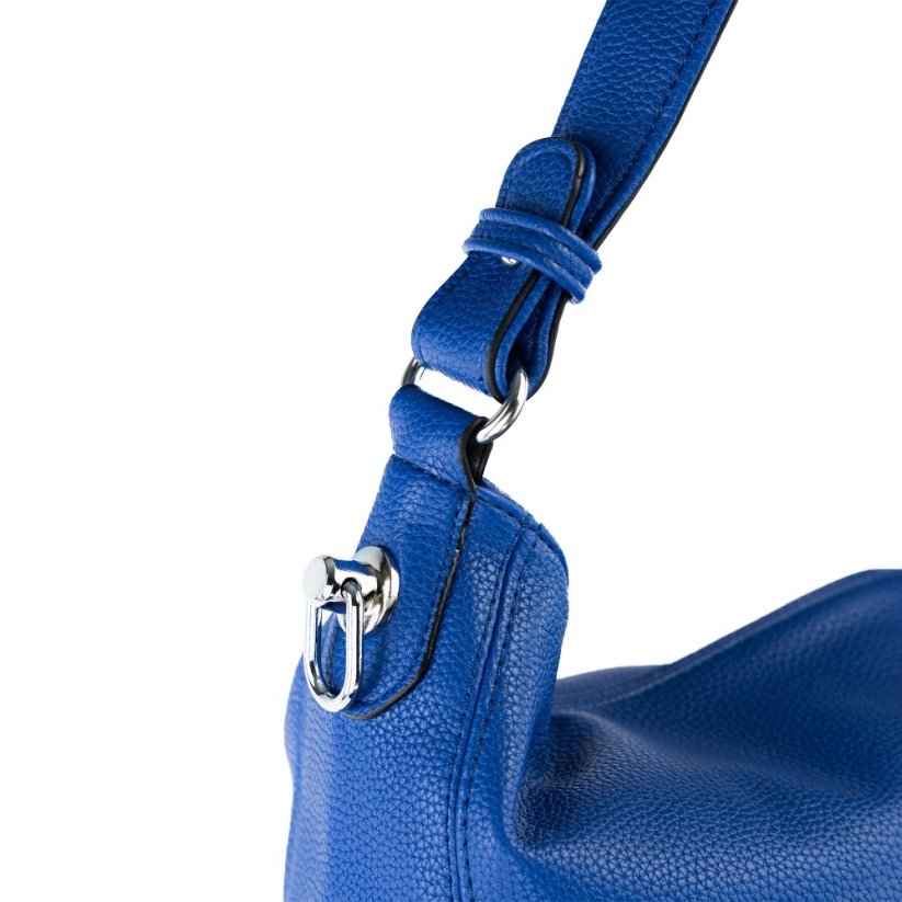 MILENA modrá dámska koženková kabelka