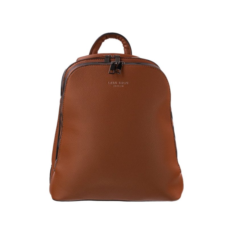 MARION dvoj-zipsový dámsky koženkový batoh