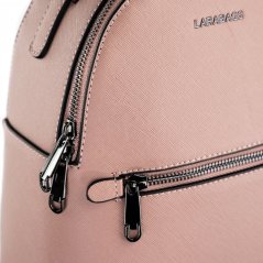 MEGAN ružový dámsky koženkový batoh