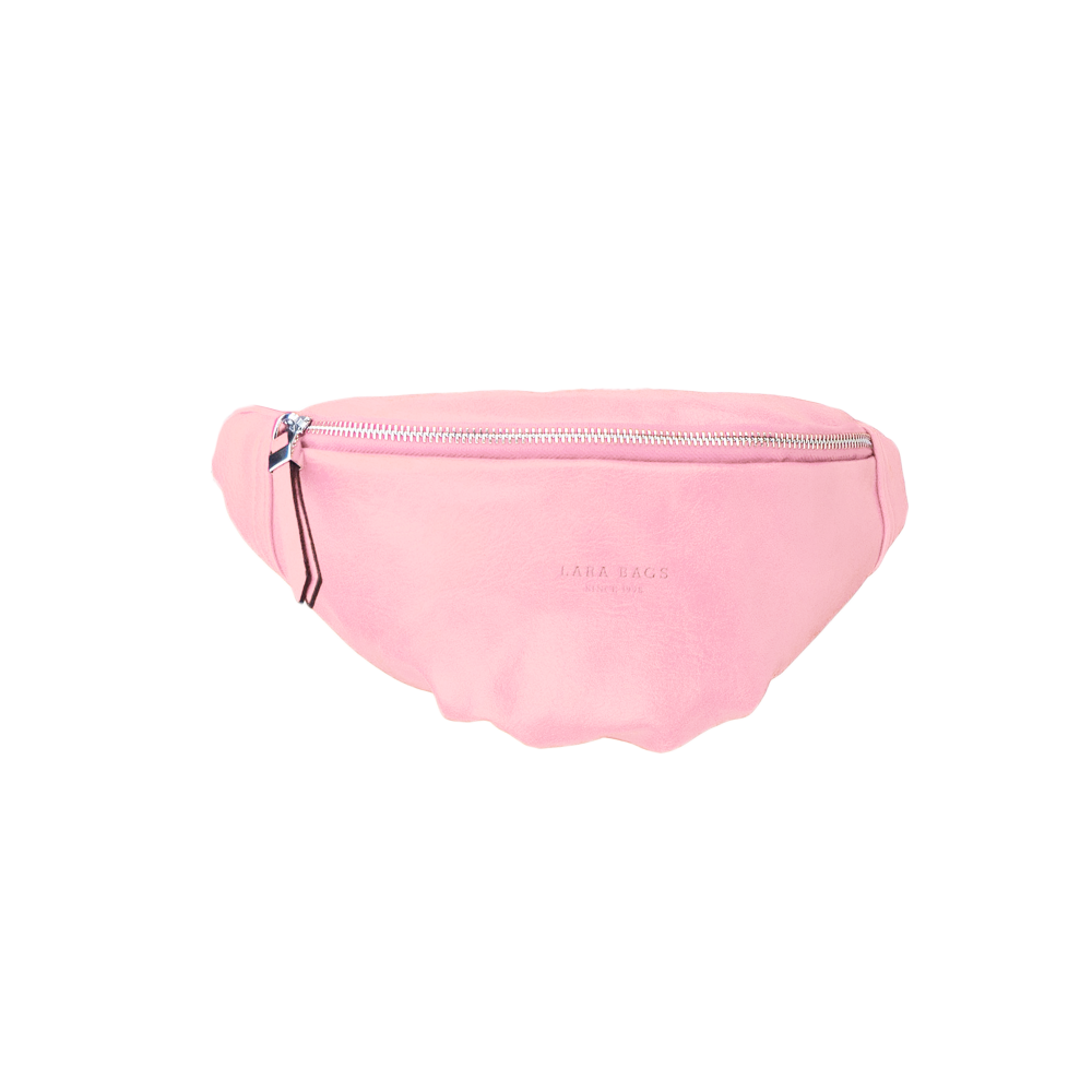 LOLA dámska koženková ľadvinka Ružová