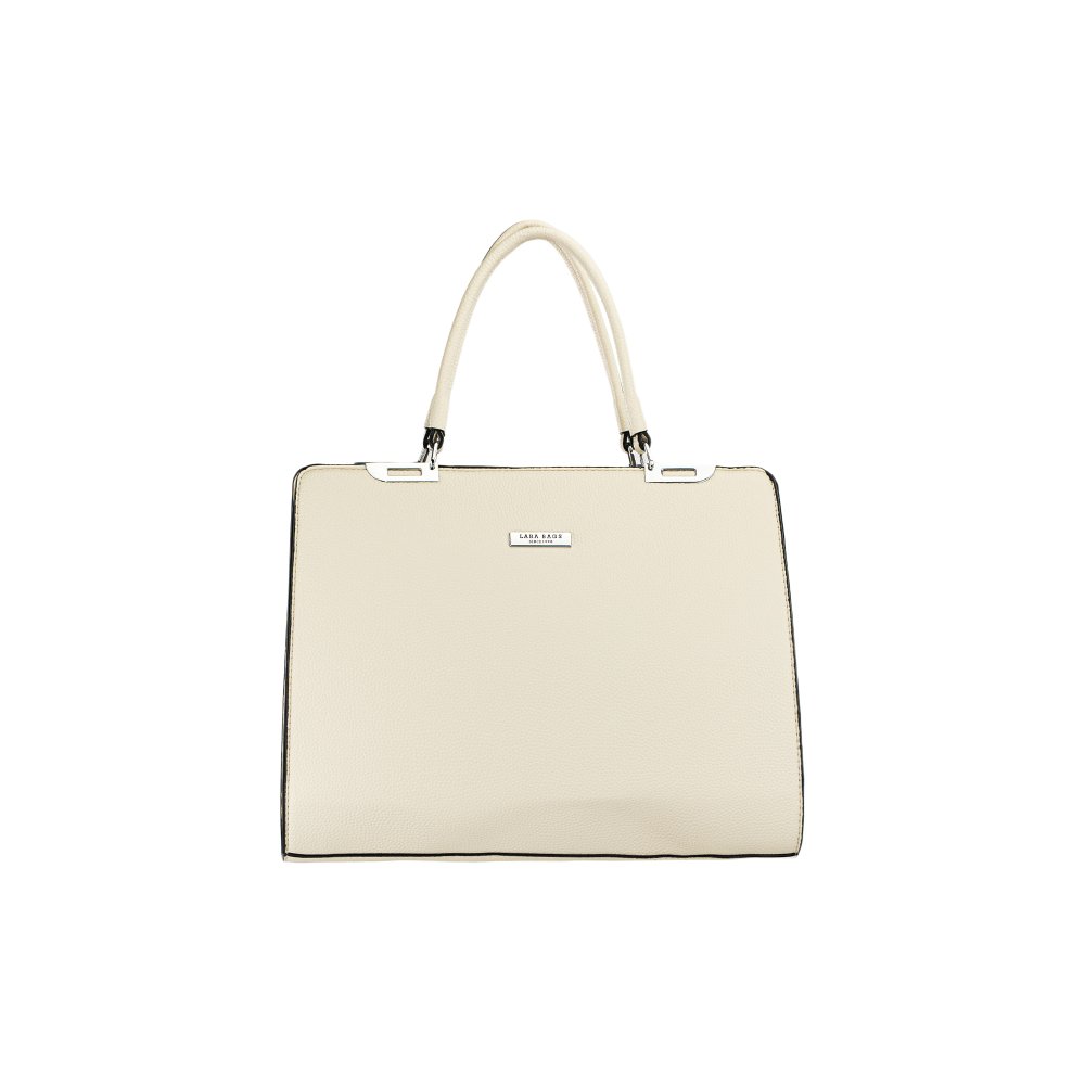 ANTONIA dámska koženková kabelka svetlo béžová