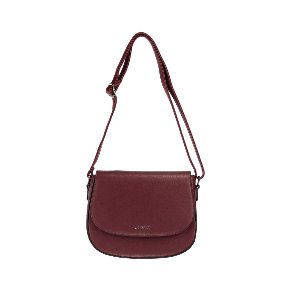 PAOLA dámska crossbody koženková kabelka Bordová