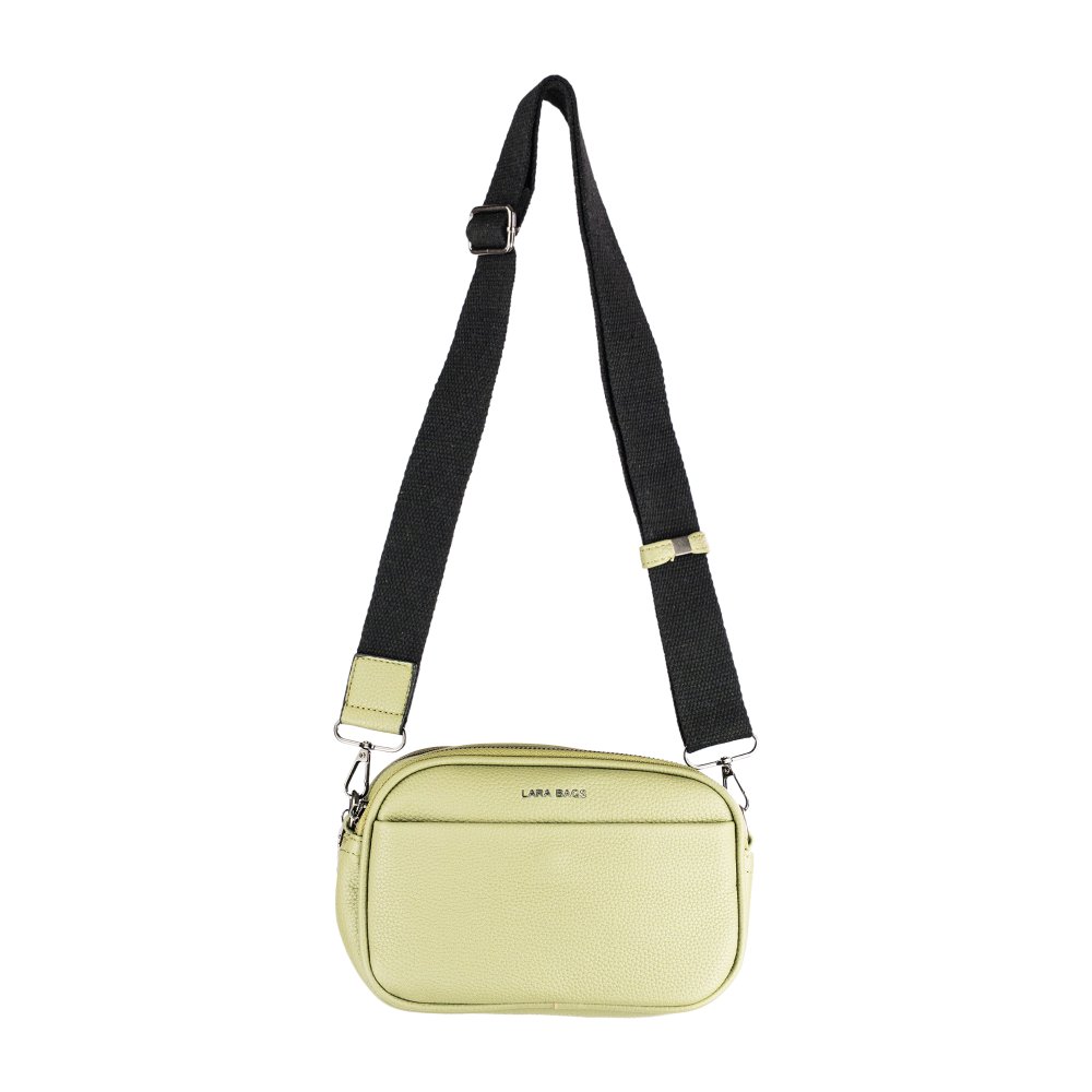 KAROLINA dámska crossbody koženková kabelka olivová