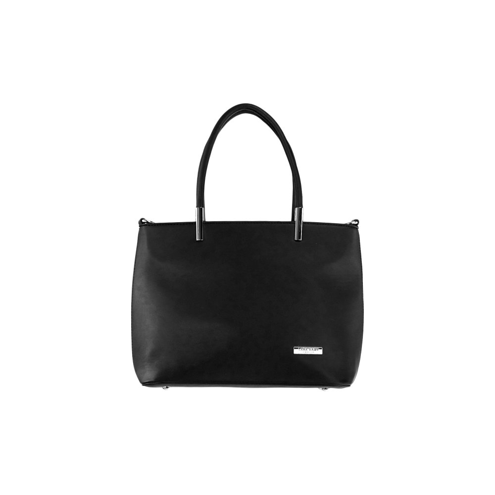 BIANCA dámska koženková kabelka Čierna