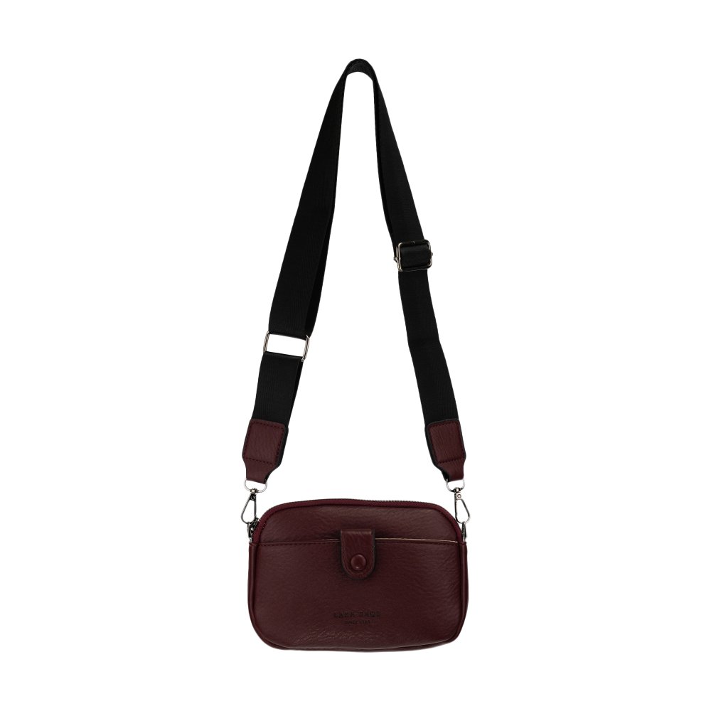 CLARRY dámska crossbody koženková kabelka Púdrová fialová