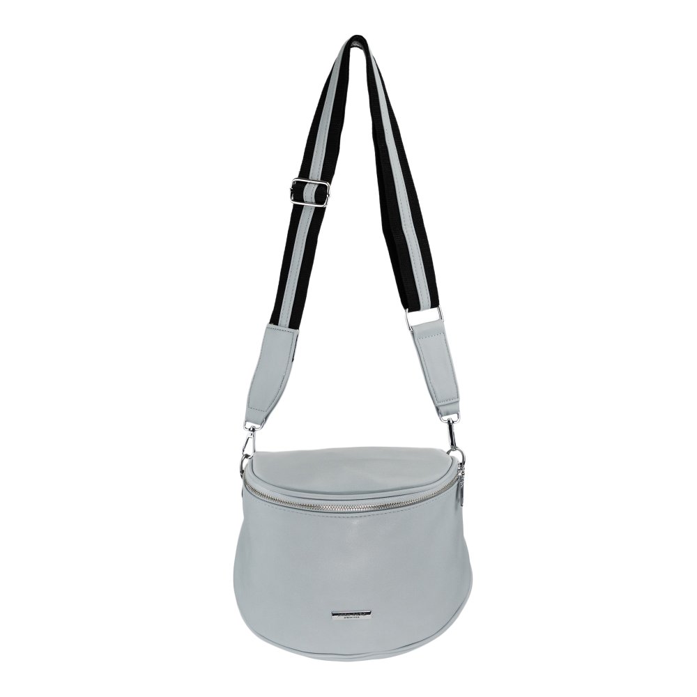 Lara Bags DIANA dámska crossbody koženková kabelka Nebeská modrá