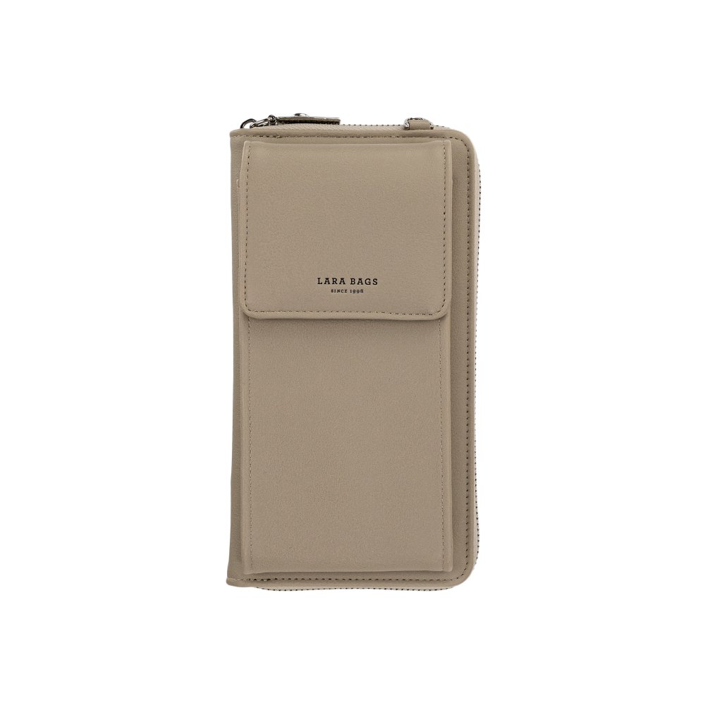 DÁMSKA PEŇAŽENKA A PÚZDRO NA MOBIL taupe