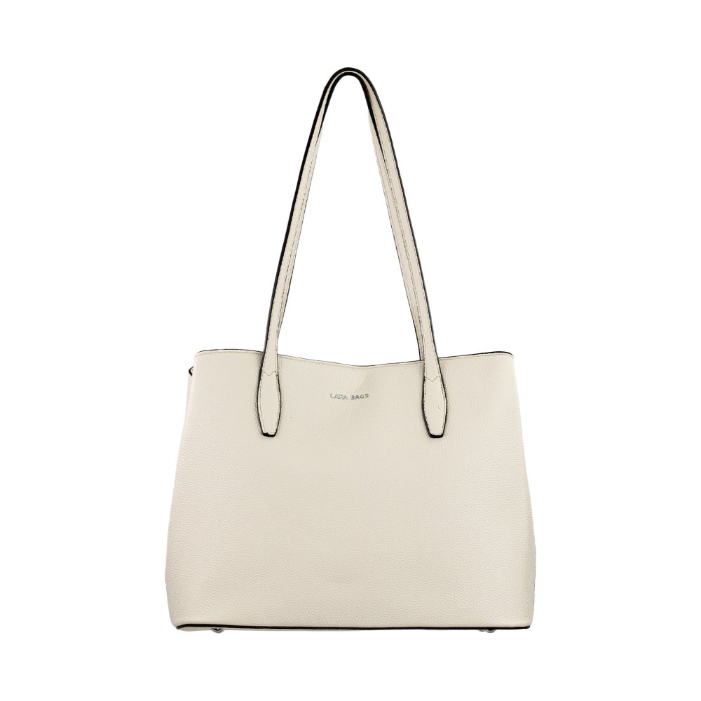 PETRA dámska koženková kabelka svetlo béžová