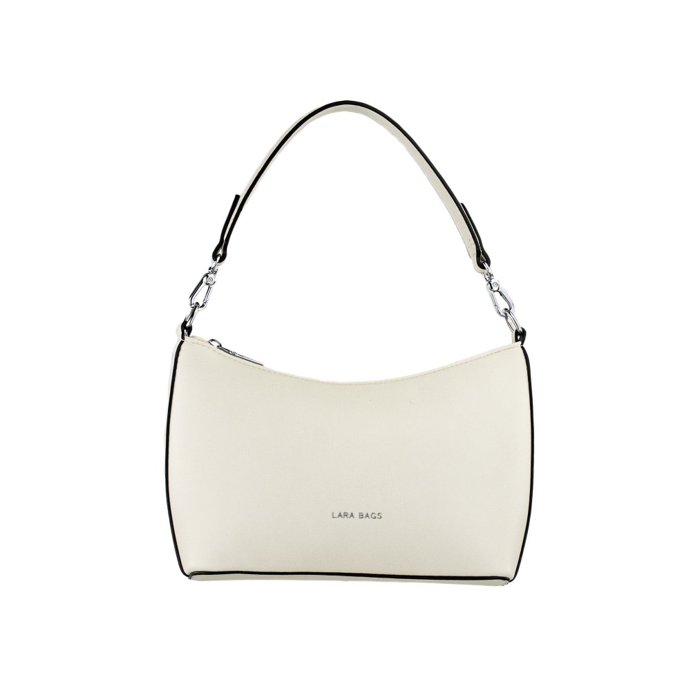 SANDY dámska koženková kabelka svetlo béžová