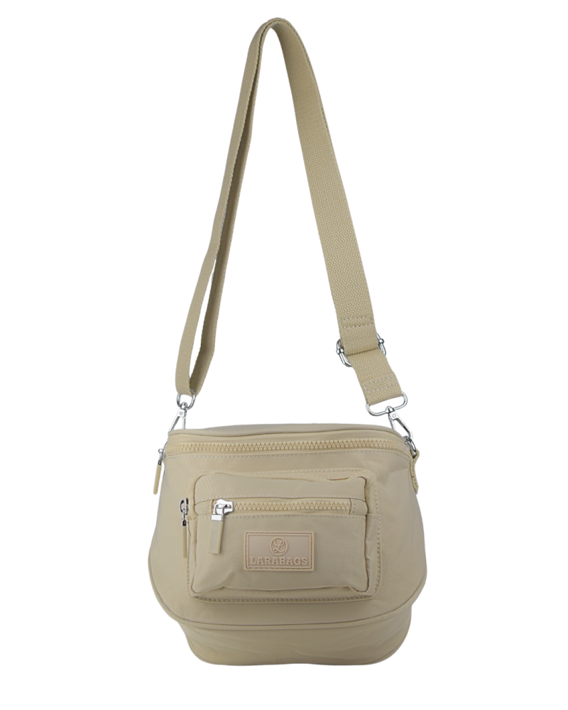 LÁTKOVÁ TAŠKA LARA BAGS Béžová