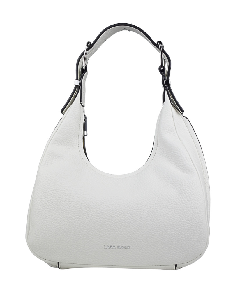 MELISA dámska koženková kabelka Biela