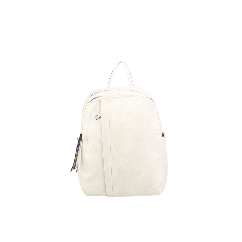 OLIVIA dámsky koženkový batoh Béžová