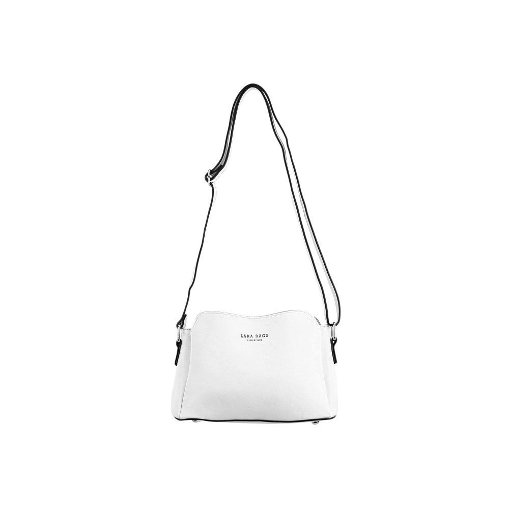 LILY dámska koženková kabelka Biela