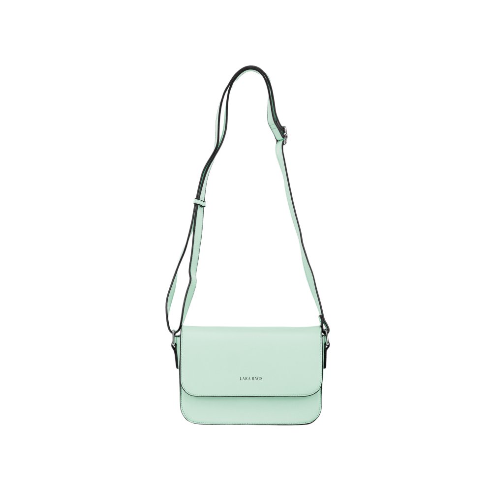 CINDY dámska crossbody koženková kabelka Svetlo zelená