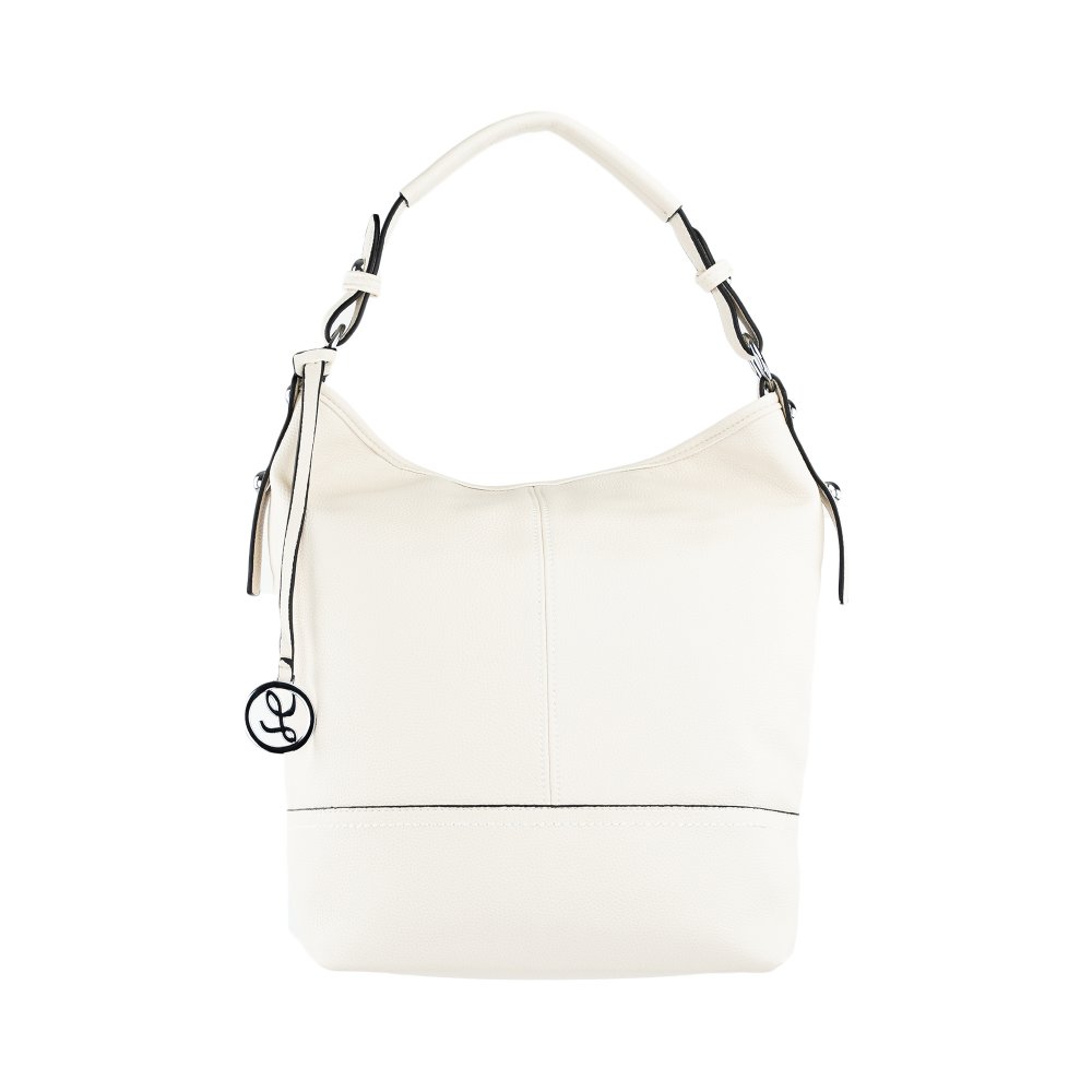 ZOJA dámska koženková kabelka Béžová