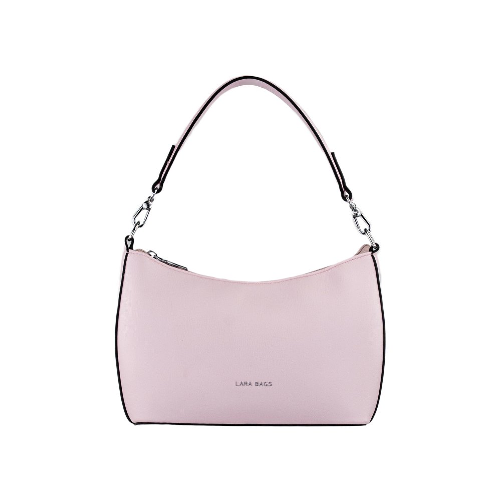 SANDY dámska koženková kabelka Svetlo fialová