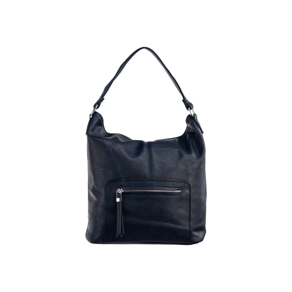 MARY dámska koženková kabelka Tmavomodrá