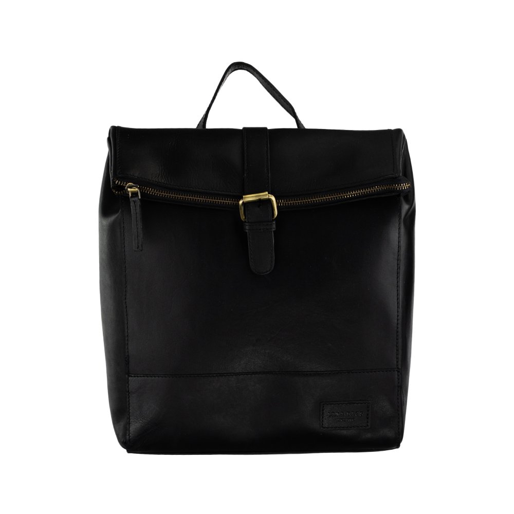 KOŽENÝ BATOH Čierna