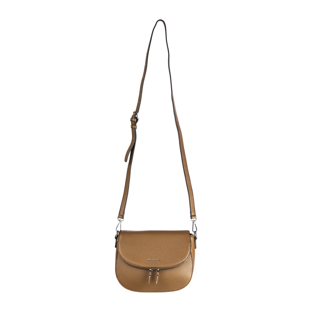 DALIA dámska crossbody koženková kabelka coffee