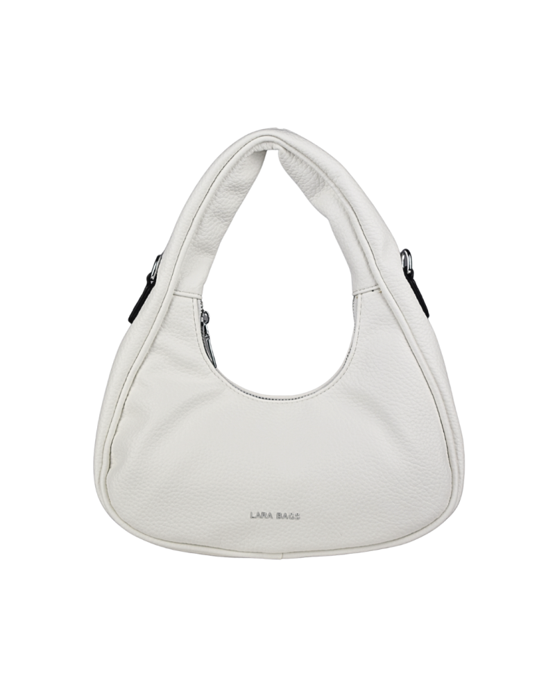 LARISA dámska koženková kabelka Biela