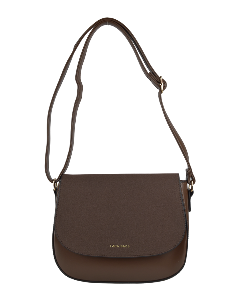 VANESA dámska crossbody  koženková kabelka coffee