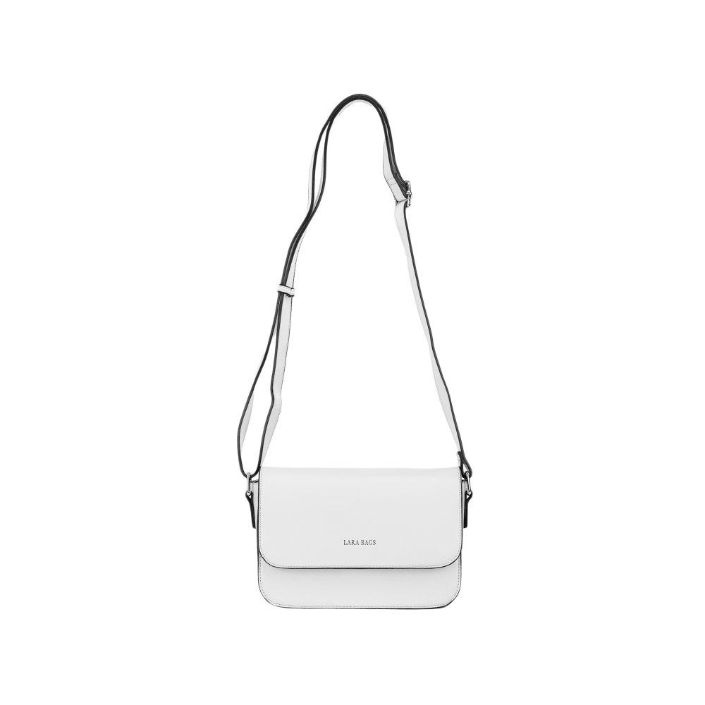 CINDY dámska crossbody koženková kabelka Sivá