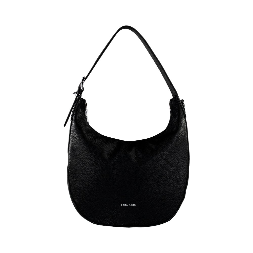 ESTELA dámska koženková kabelka Čierna