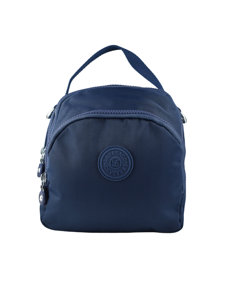 LÁTKOVÝ BATOH LARA BAGS Tmavomodrá