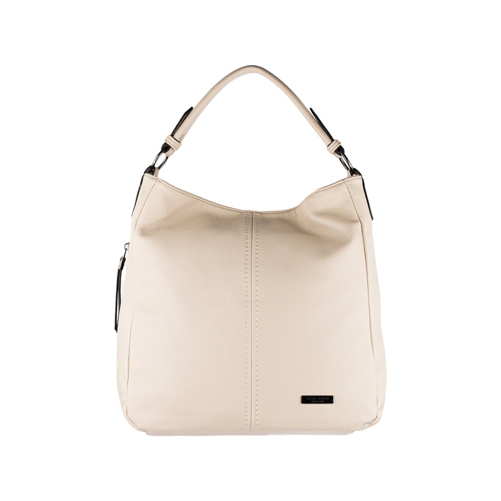 NADIA dámska koženková kabelka taupe