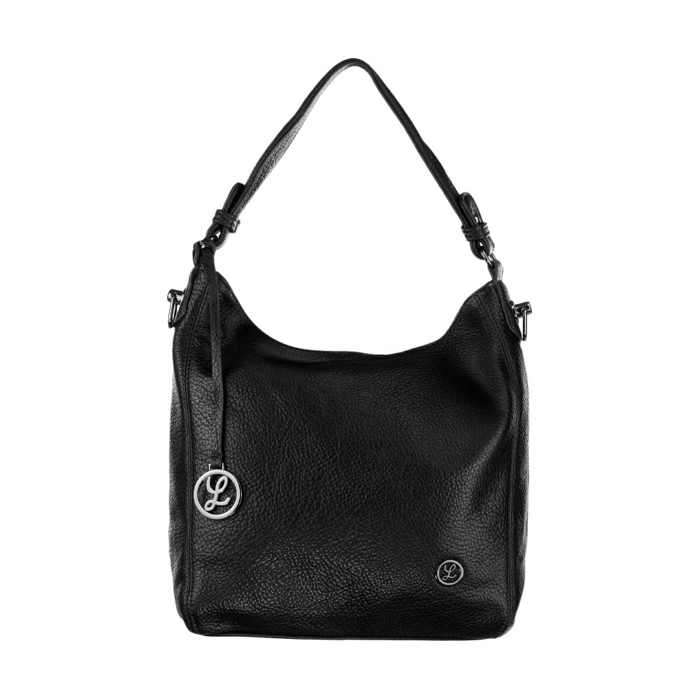 ALICE dámska koženková kabelka Čierna