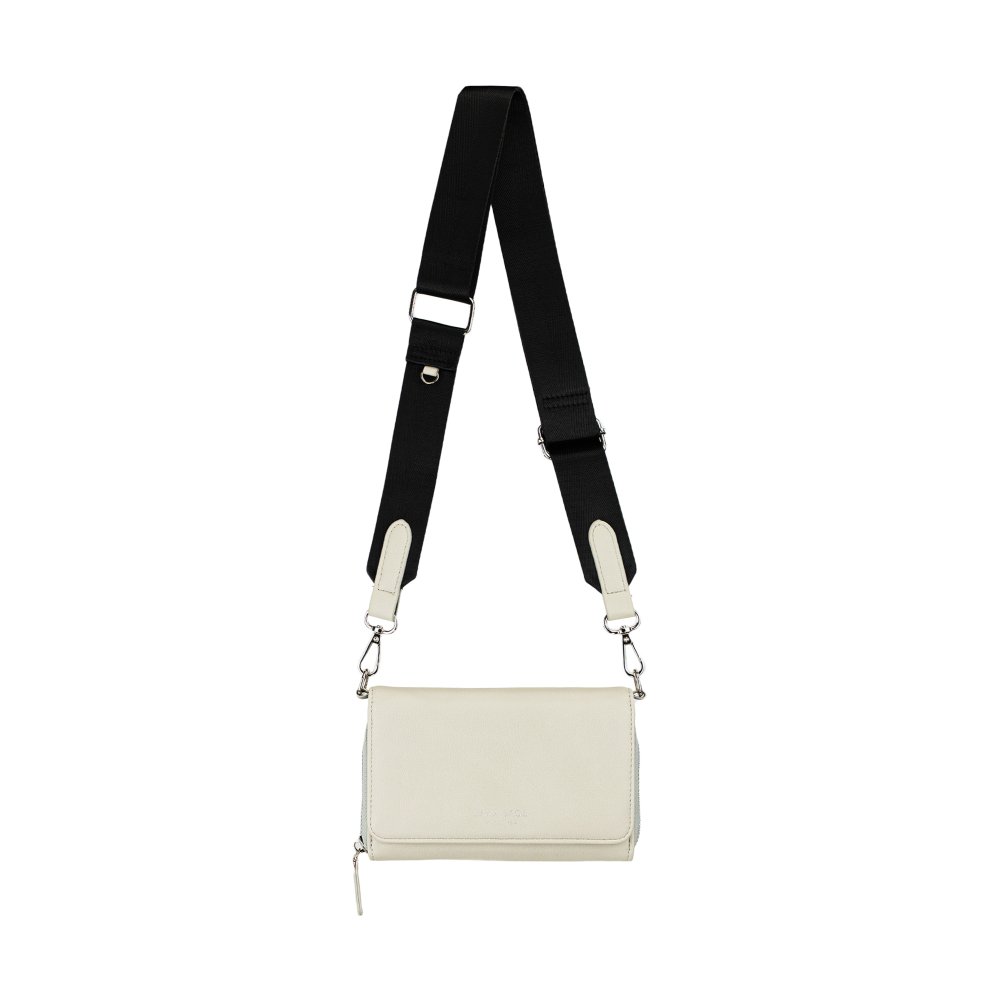 DÁMSKA PEŇAŽENKA CEZ RAMENO Svetlo sivá