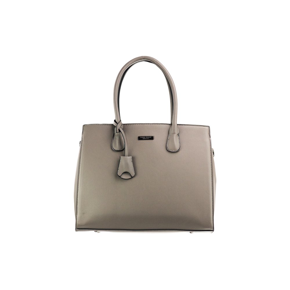 ELISA dámska koženková kabelka Tmavosivá