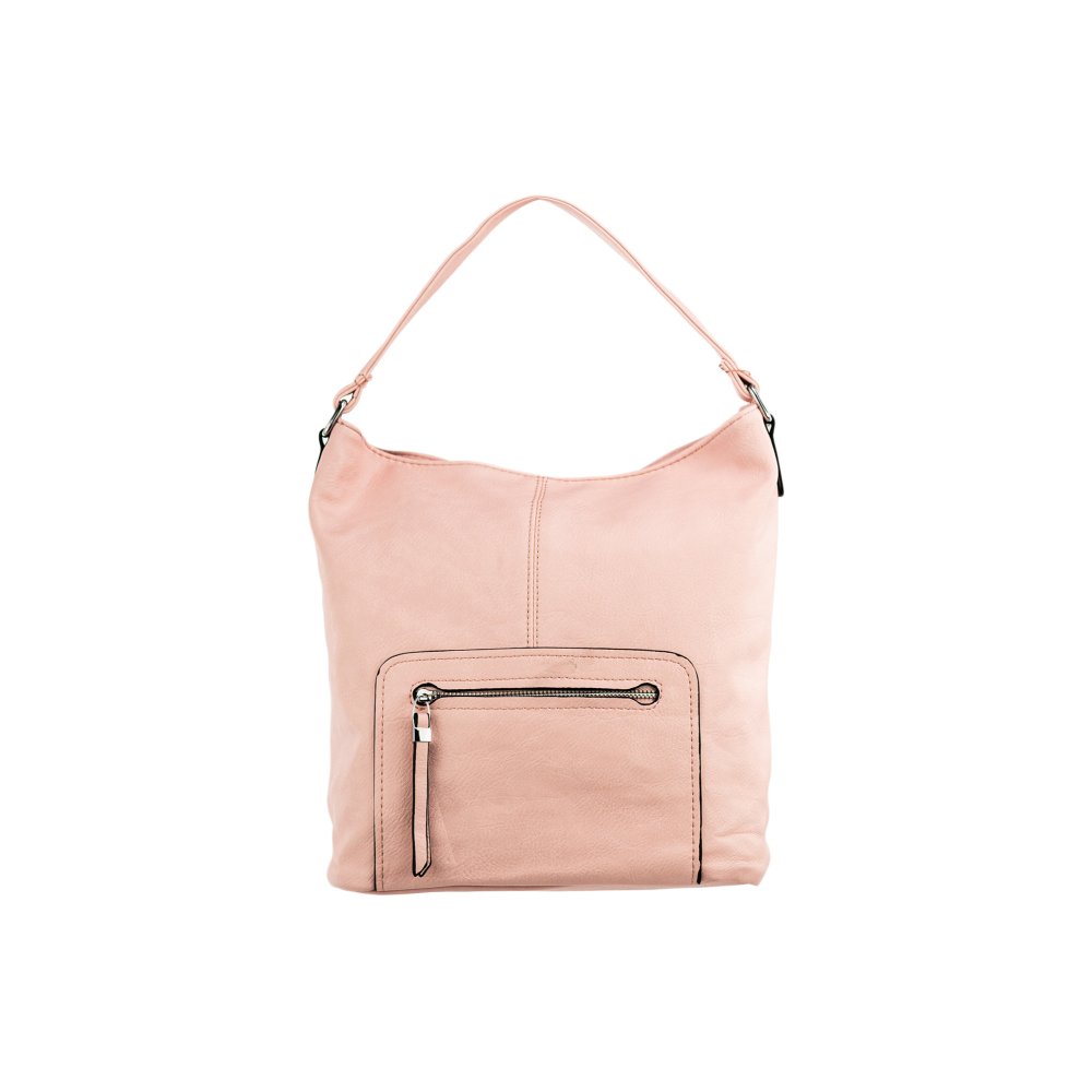 MARY dámska koženková kabelka Ružová