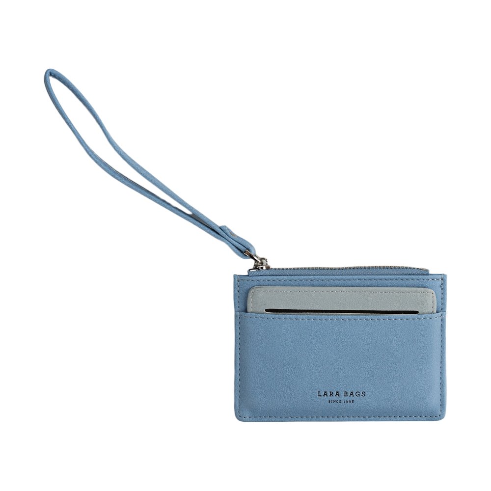 PEŇAŽENKA NA KARTY Svetlomodrá