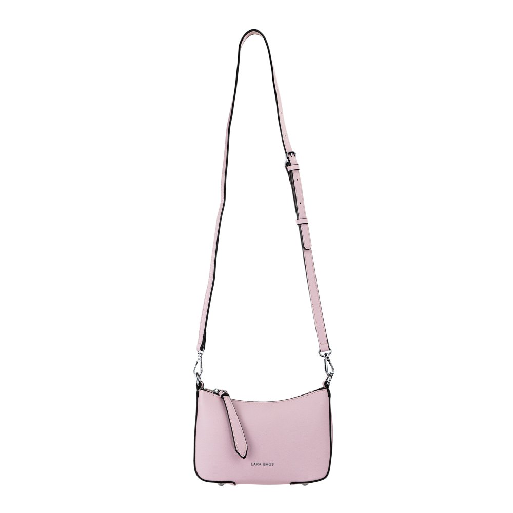 TRISHA dámska crossbody koženková kabelka Svetlo fialová