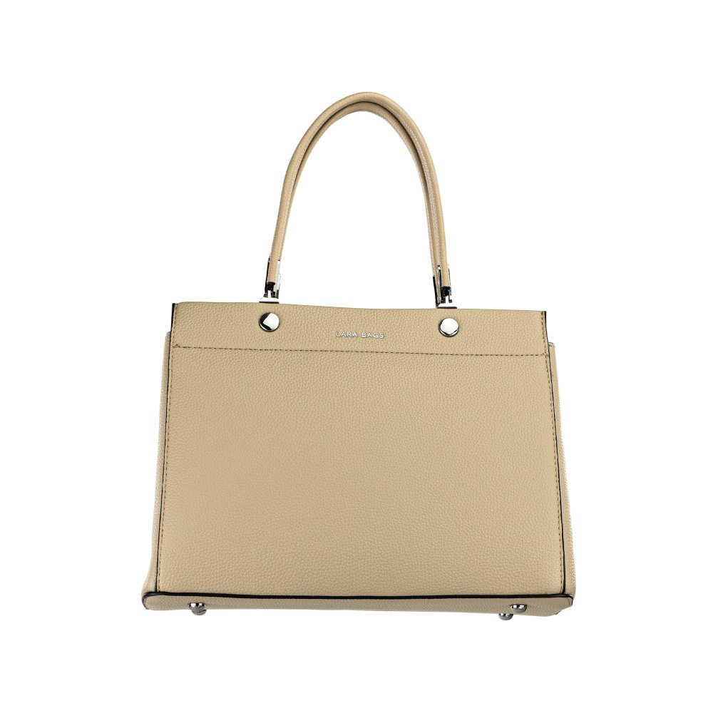 ELINA dámska koženková kabelka taupe