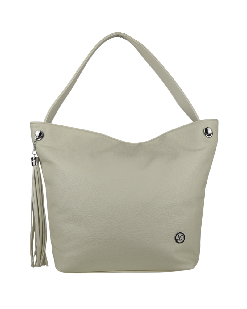 KARINA dámska koženková kabelka Béžová