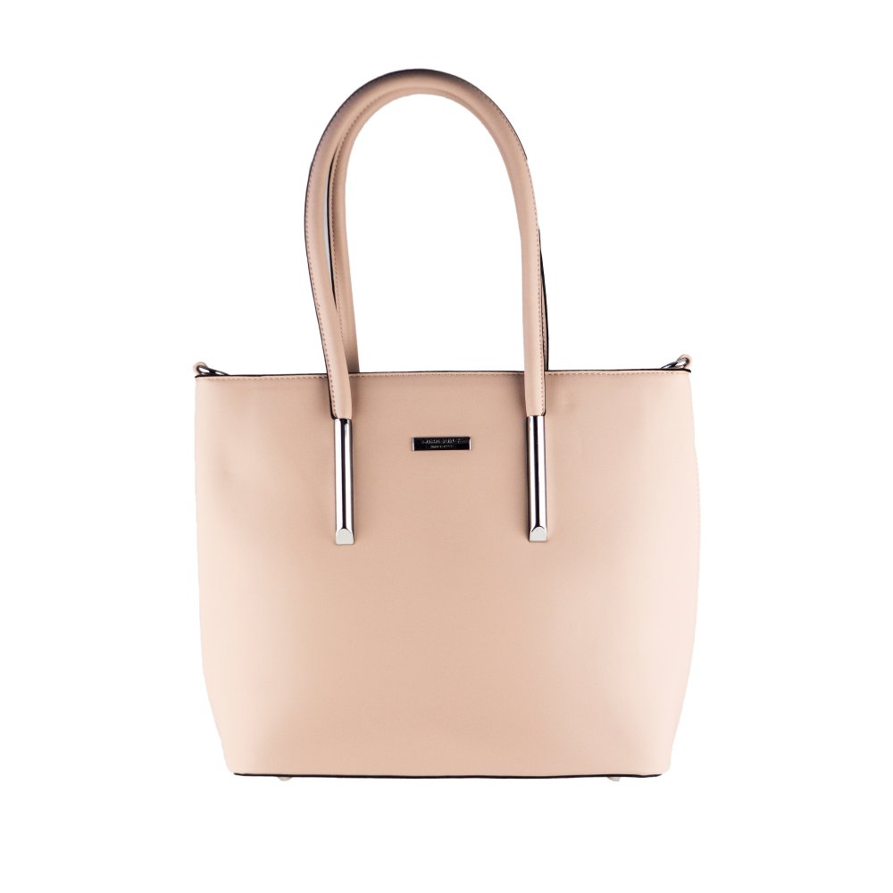 Lara Bags ADEL dámska koženková kabelka Ružová