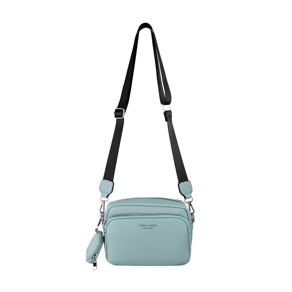 CHLOE dámska crossbody koženková kabelka Svetlomodrá