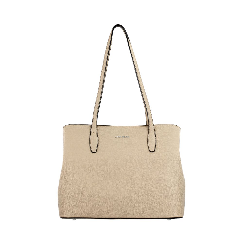 PETRA dámska koženková kabelka taupe