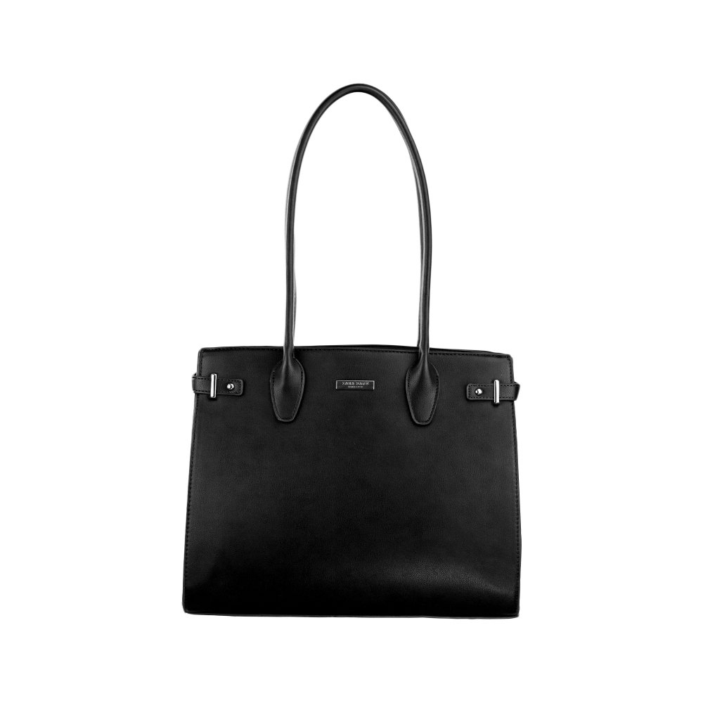 ELLISON dámska koženková kabelka Čierna