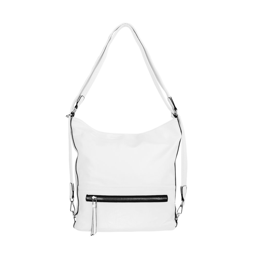 MIA dámska koženková kabelka Biela