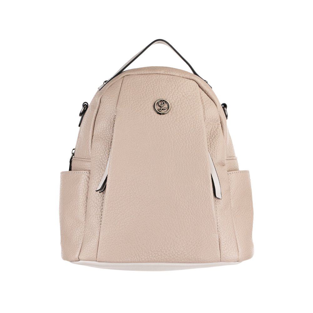 TANYA dámsky koženkový batoh taupe