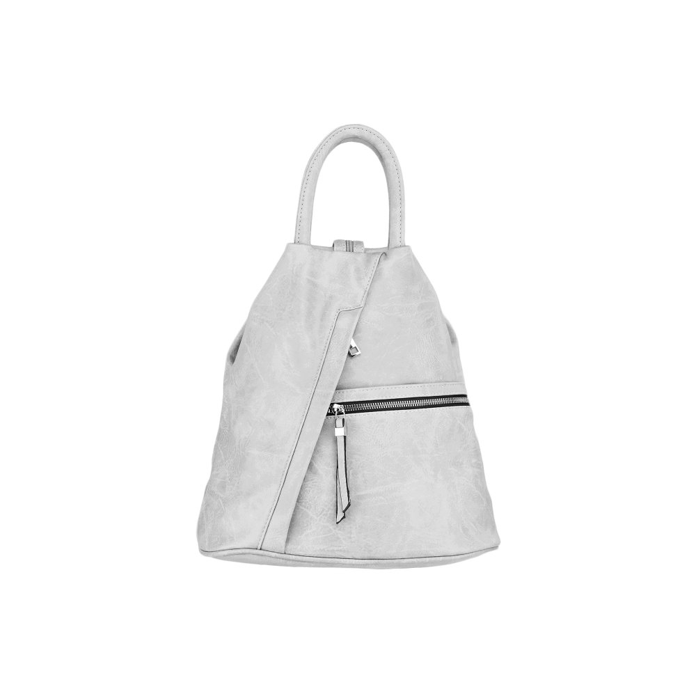 HANA dámsky koženkový batoh Sivá