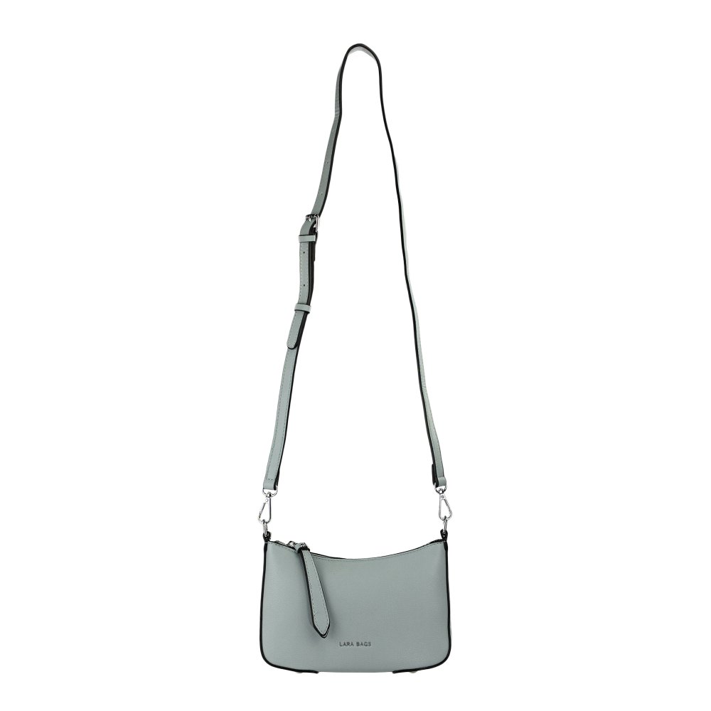 TRISHA dámska crossbody koženková kabelka Nebeská modrá